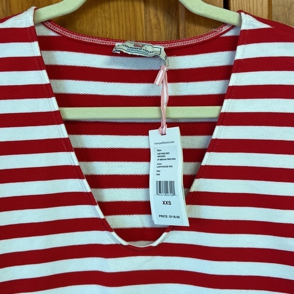 Vineyard Vines Americana Lighthouse BodyCon Performance Dress Sleeveless XXS - Picture 8 of 13